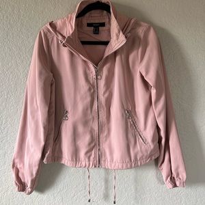 Forever 21 Pink Zip Up Jacket